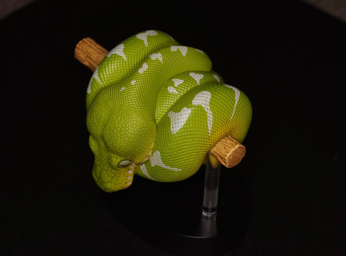 Emerald Tree Boa Figurine - Frognose Exotics